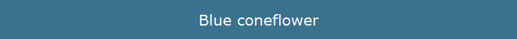Blue coneflower