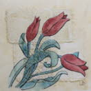 Tulips I - Inspired by William Morris 